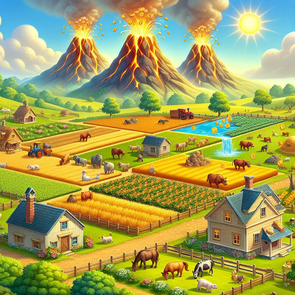 3 Coin Volcanoes